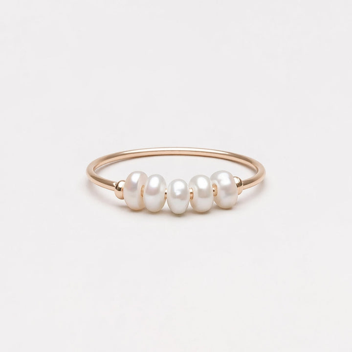 Δαχτυλίδι Mini Pearls — Επιχρυσωμένο 18k