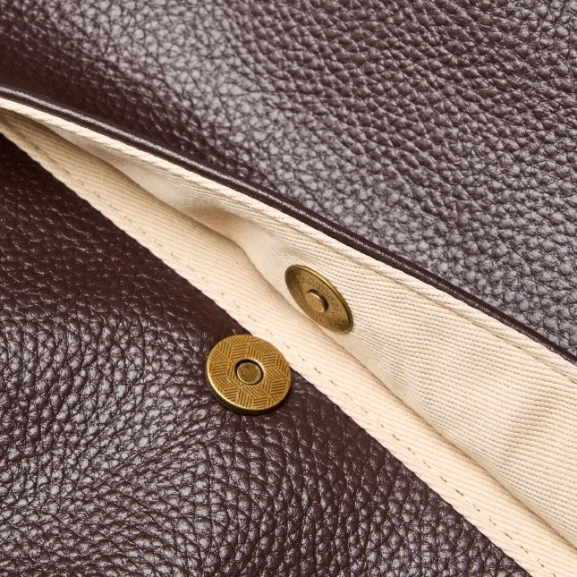 Adriani | Ρετρό γνήσια δερμάτινη μαλακή μινιμαλιστική τσάντα για καθημερινή χρήση