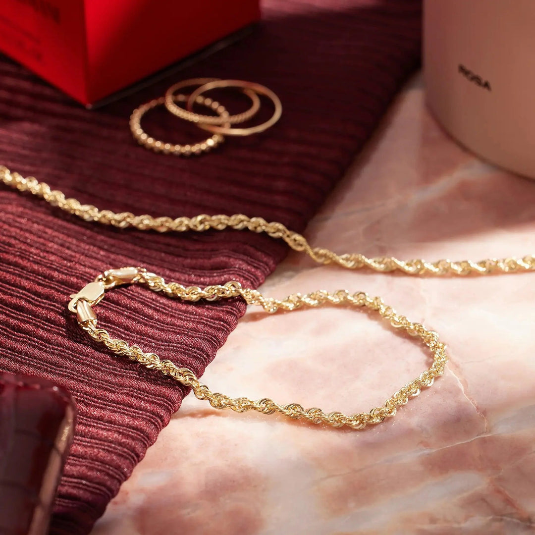 Χρυσό Βραχιόλι Κορδόνι
