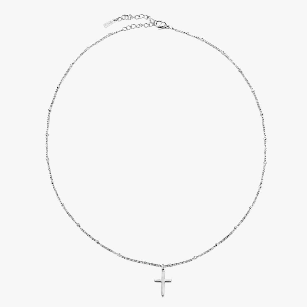 Κολιέ με σταυρό σε σύνθεση layering — Eleni Santorini