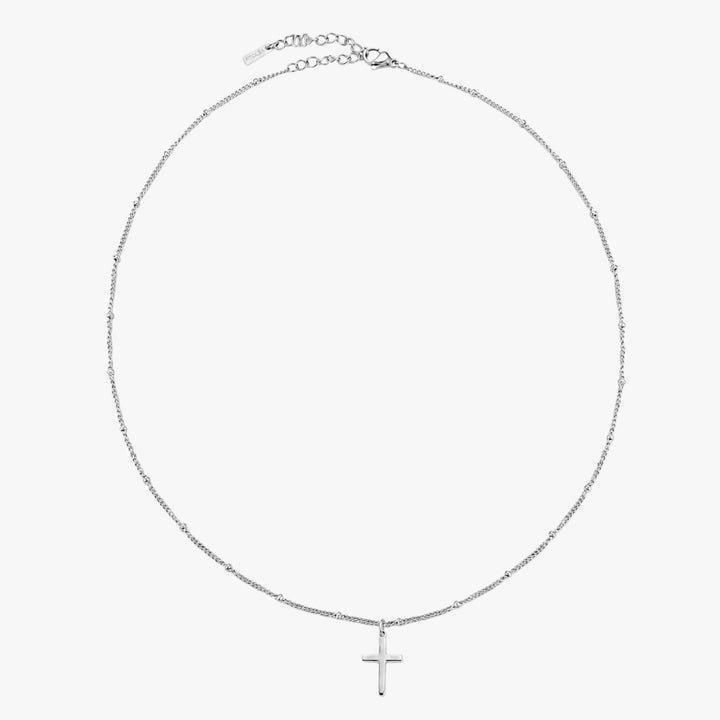 Κολιέ με σταυρό σε σύνθεση layering — Eleni Santorini