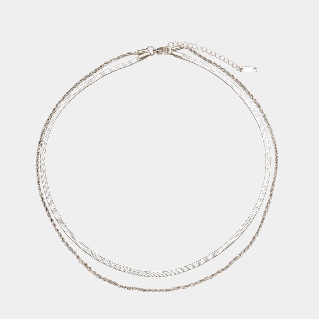 Κολιέ Ios σε Επάλληλες Σειρές — Επιχρυσωμένο 18k