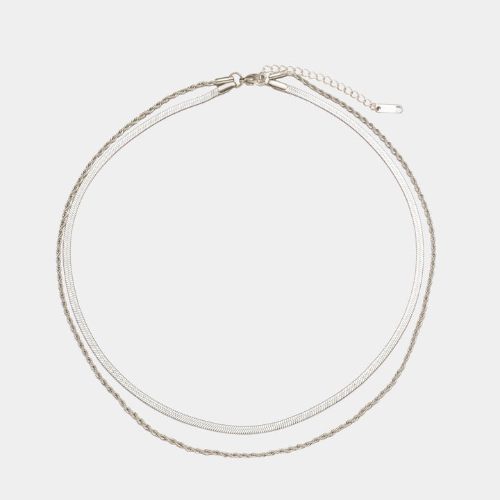 Κολιέ Ios σε Επάλληλες Σειρές — Επιχρυσωμένο 18k