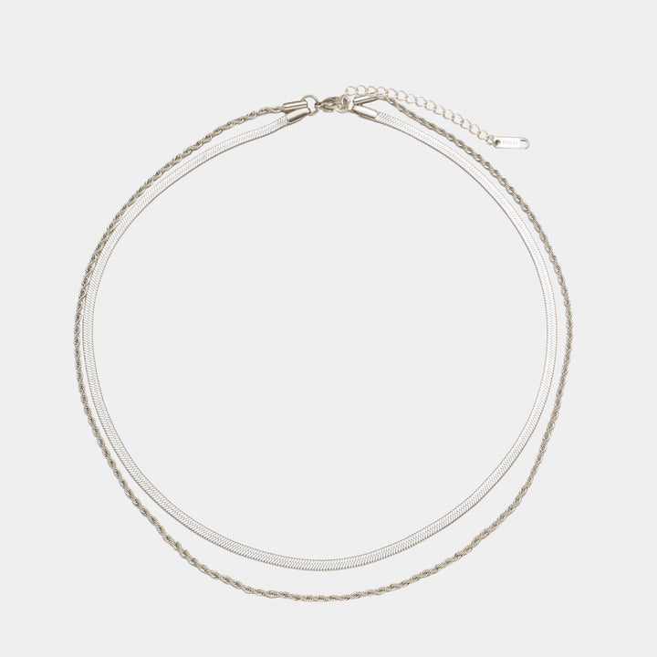 Κολιέ Ios σε Επάλληλες Σειρές — Επιχρυσωμένο 18k